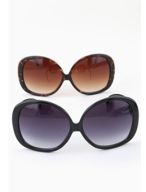 All Day Every Day - Oversized Round Sunglasses