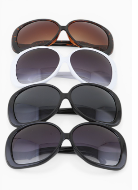 All Day Every Day - Oversized Round Sunglasses