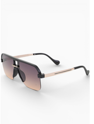 Life Is Where You Take It - Gradient Lense Unisex Pilot Sunglasses
