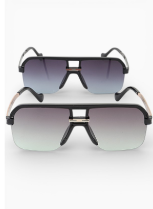 Life Is Where You Take It - Gradient Lense Unisex Pilot Sunglasses