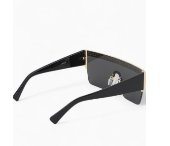 Love To Shine - Square Frame Rhinestone Embellished Tinted Lense Sunglasses (4 Colors)